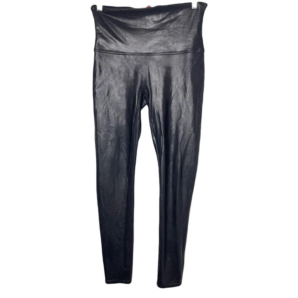 SPANX Faux Leather High Rise Leggings Black Women’s XL